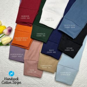 Handsock Cotton Stripe ( 14 inci )
